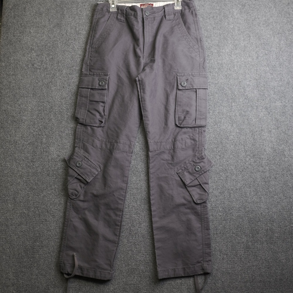 Matchstick Cargo Pants Mens 32x32 Gray Tactical Workwear Paratrooper Outdoor